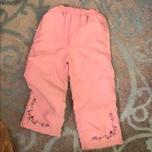 Pink Snow pants